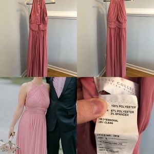 Dessy collection dress in carnation